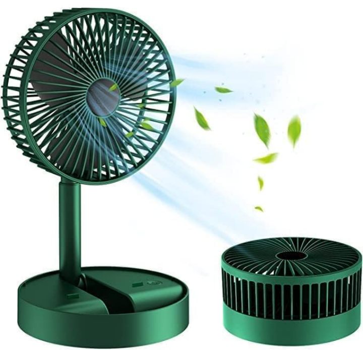 Brand: EXPORTTANZA EXPORTTANZA USB Rechargeable Desk Fan||Telescopic Electric Desktop Fan, Height Adjustable, Foldable & Portable for Travel/Carry||Silent Table Top Personal Fan for Bedside, Office Table(Multi Color)